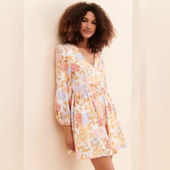 Sancia Lotte Long Sleeve Dress In Maise Floral At Nordstrom Rack - Picture 2 of 16